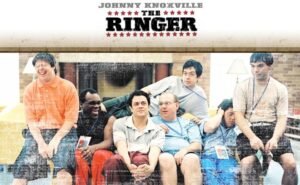From the movie the Ringer.7 men some with disabilities